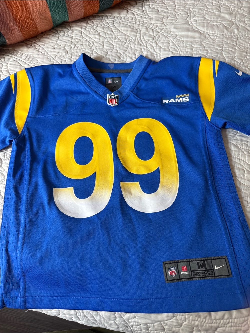 Kids LA Rams Aaron Donald Jersey